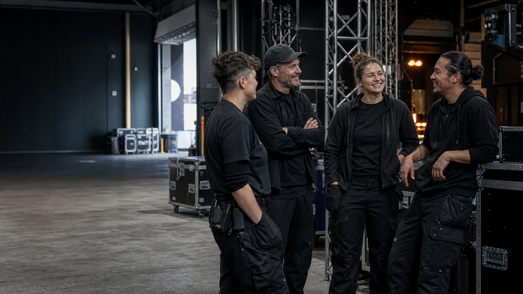 Ein vielfältiges Team im professionellen Arbeitseinsatz